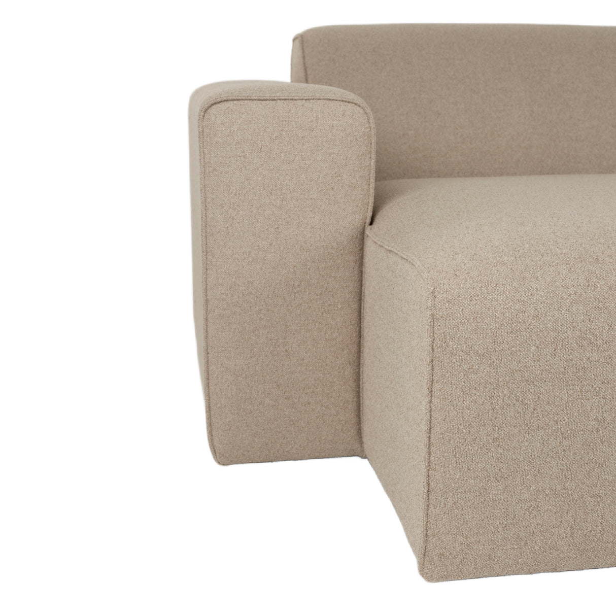 Modern furniture - Beige 3-Seater Sofa - www.oroa.com | Oroa.com