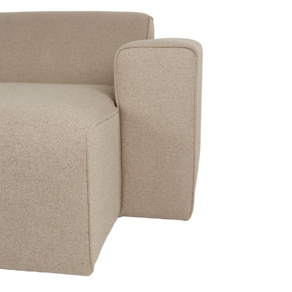 Modern furniture - Beige 3-Seater Sofa - www.oroa.com | Oroa.com