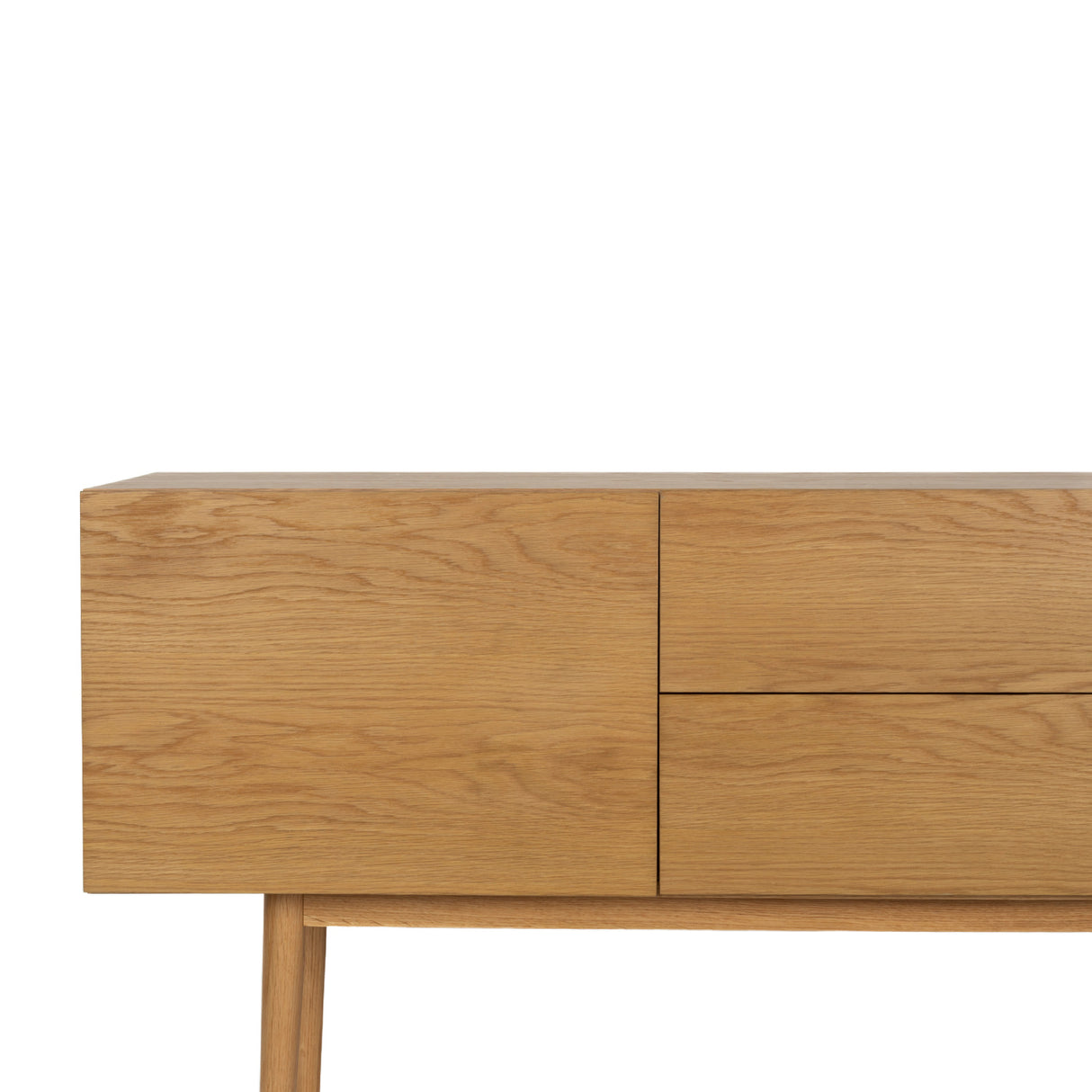 Oak 2-Drawer 2-Door Cabinet | Oroa.com