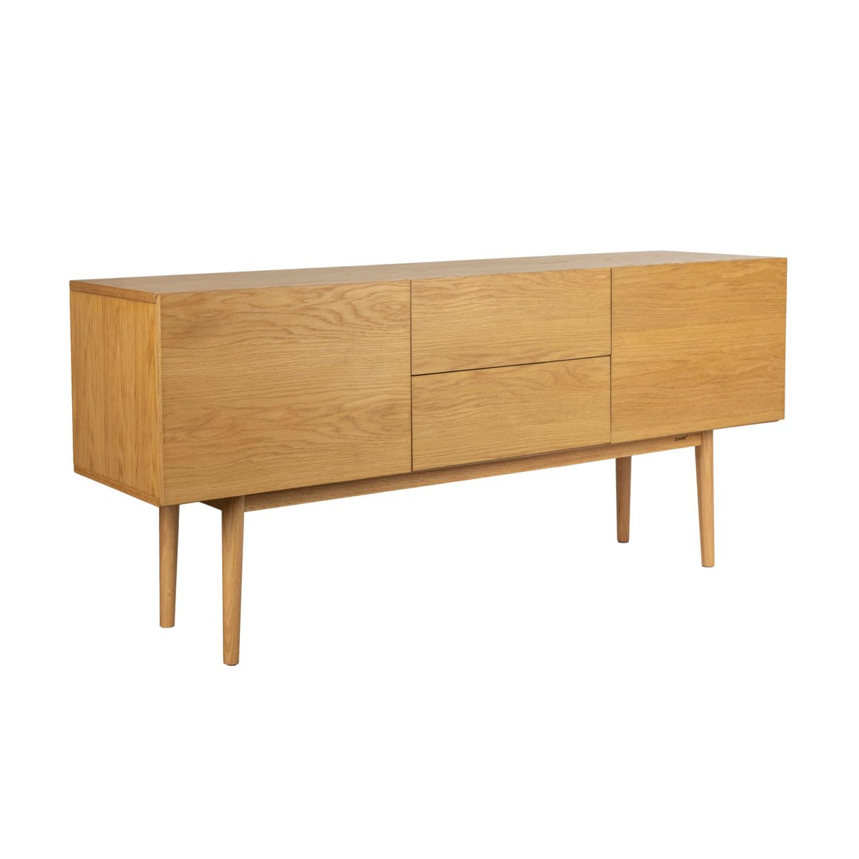 Oak 2-Drawer 2-Door Cabinet | Oroa.com