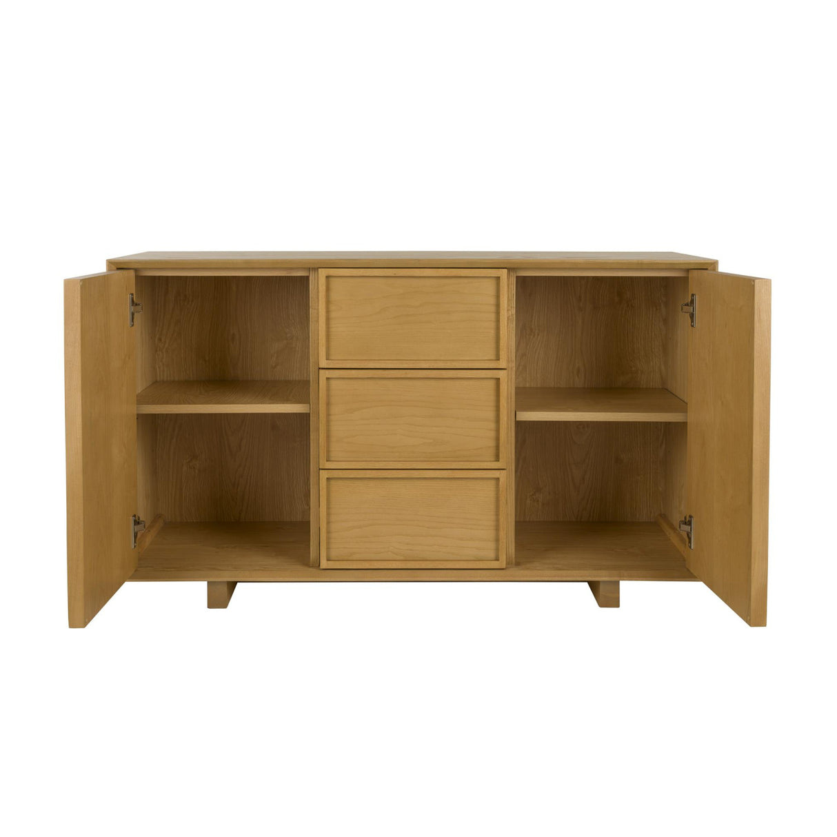 Solid Ash Japandi Cabinet | Oroa.com
