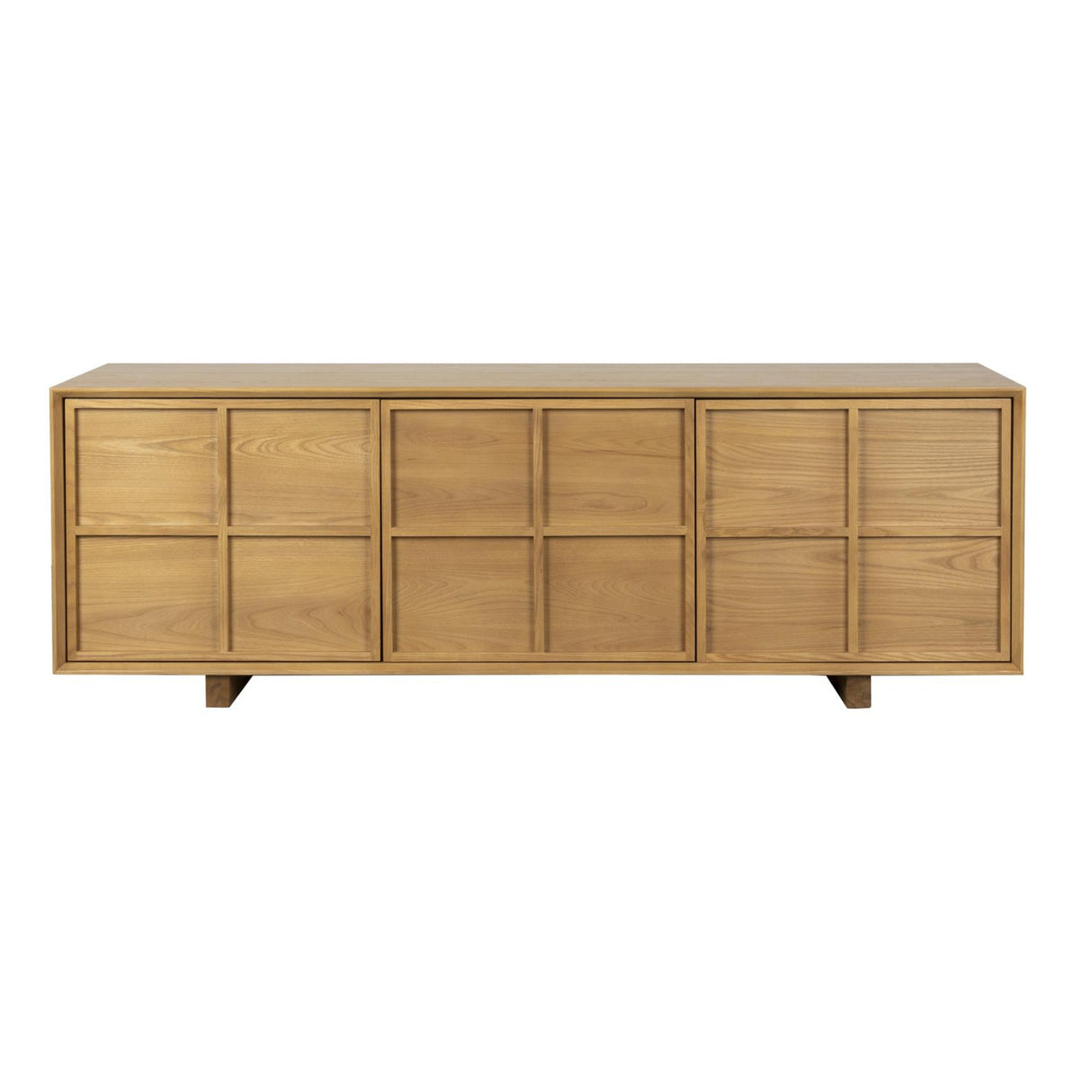 Solid Ash Japandi Cabinet | Oroa.com
