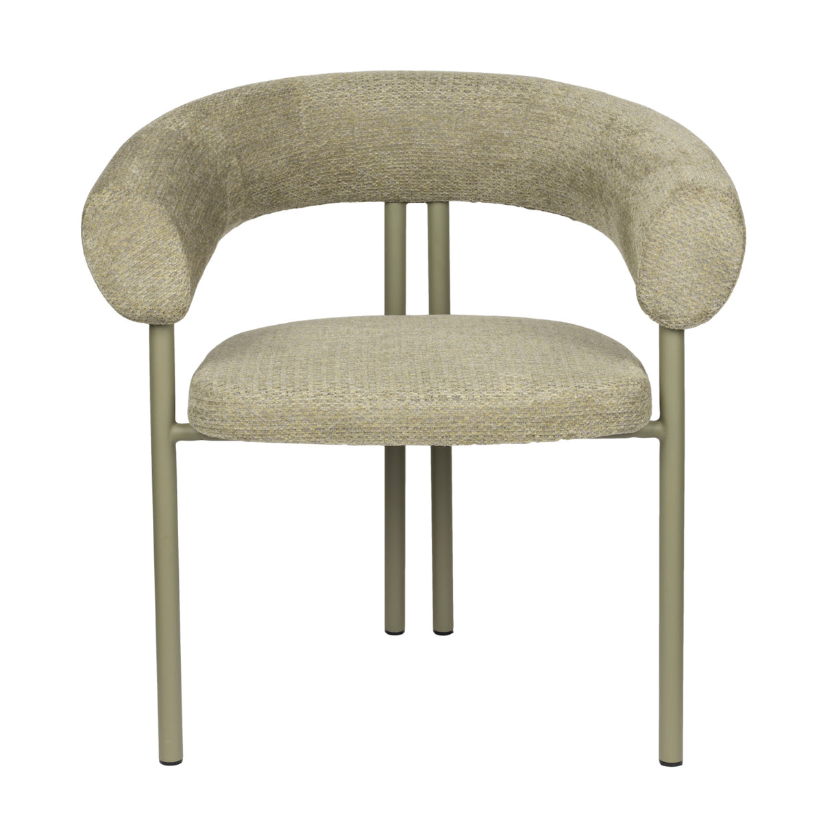Green Curved Dining Chairs (2) | Oroa.com