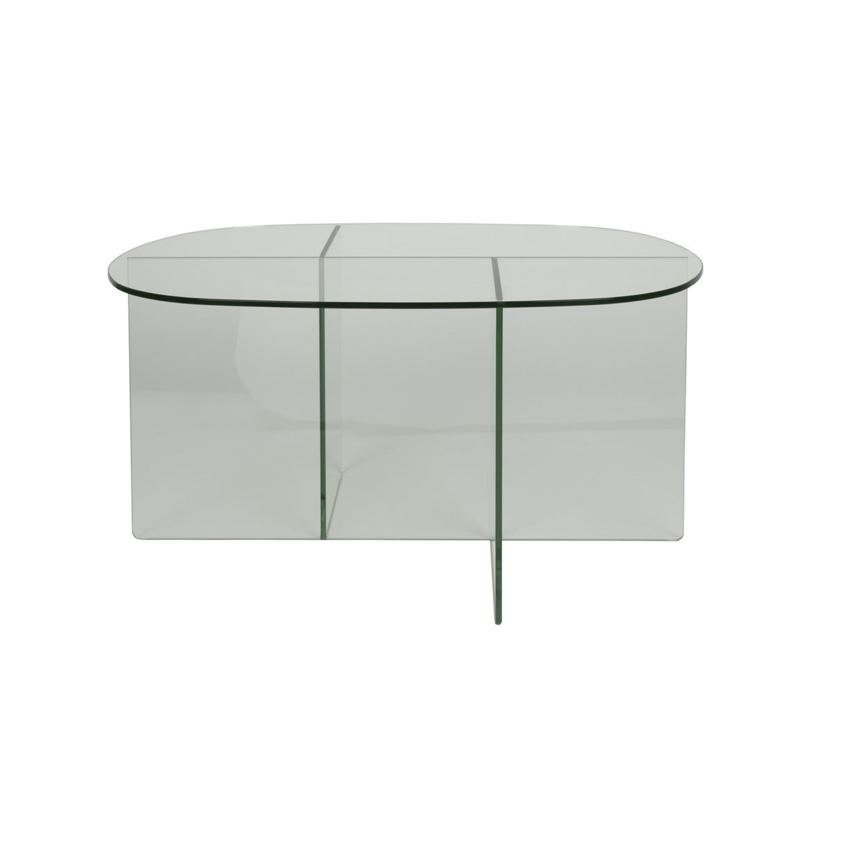 Modern European furniture - Glass Cross-Leg Coffee Table - www.oroa.com | Oroa.com