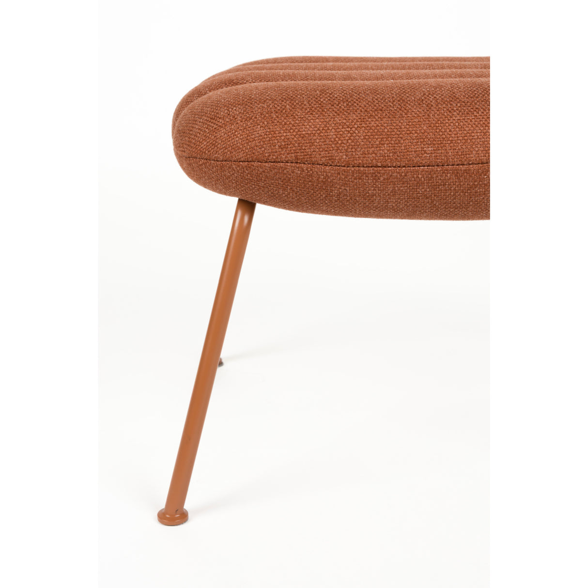 Channeled Upholstered Stool | Oroa.com
