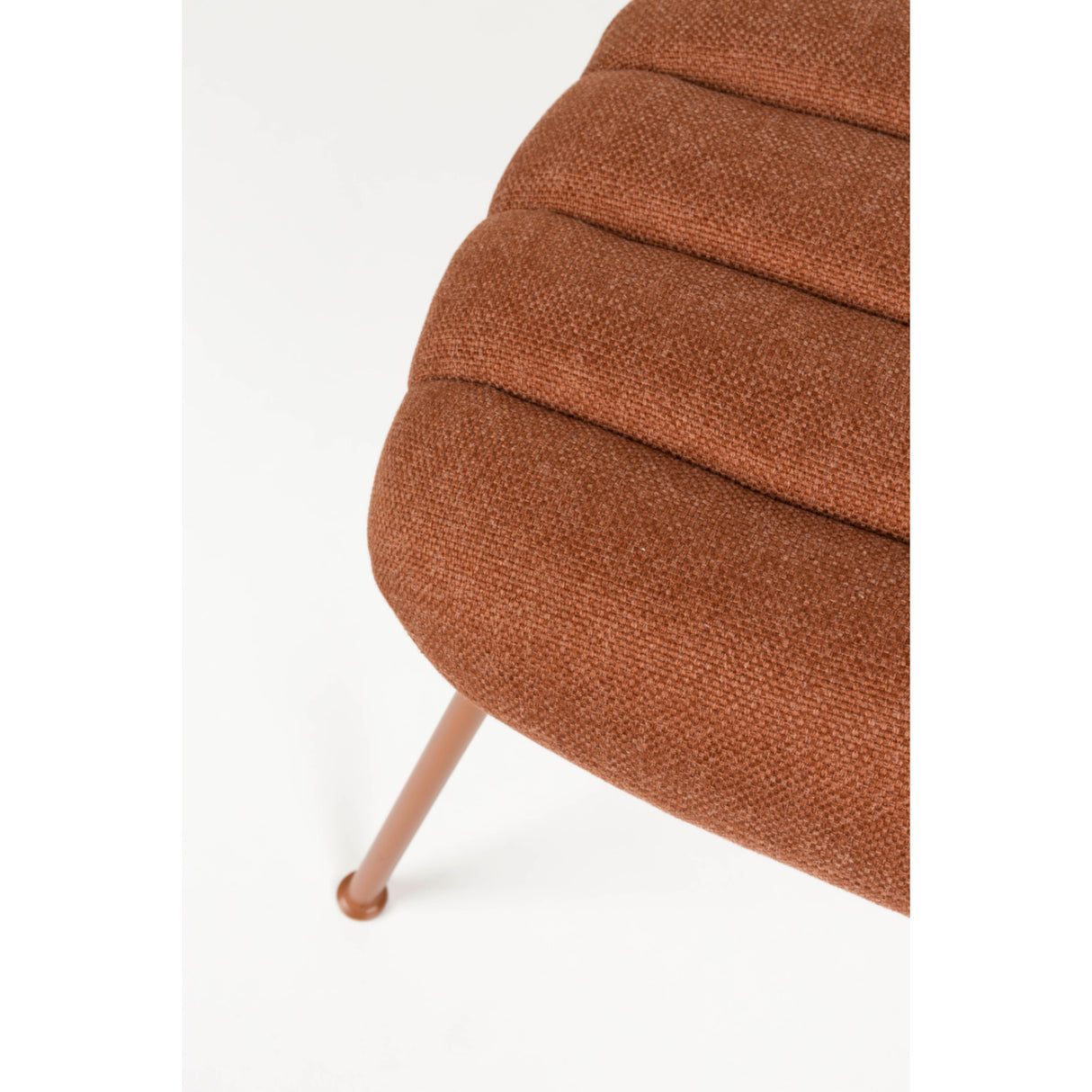 Channeled Upholstered Stool | Oroa.com