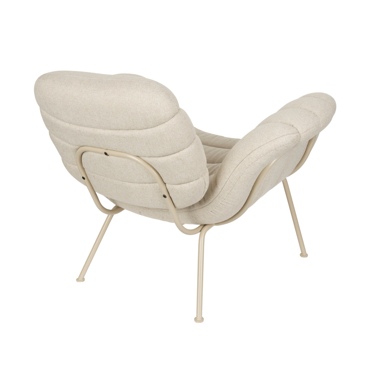 Curved Seat Channeled Lounge Chair | Oroa.com