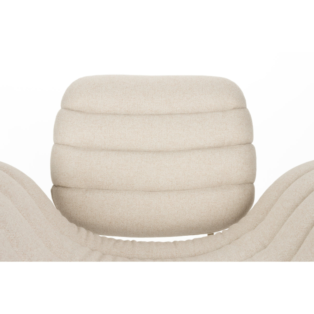 Curved Seat Channeled Lounge Chair | Oroa.com