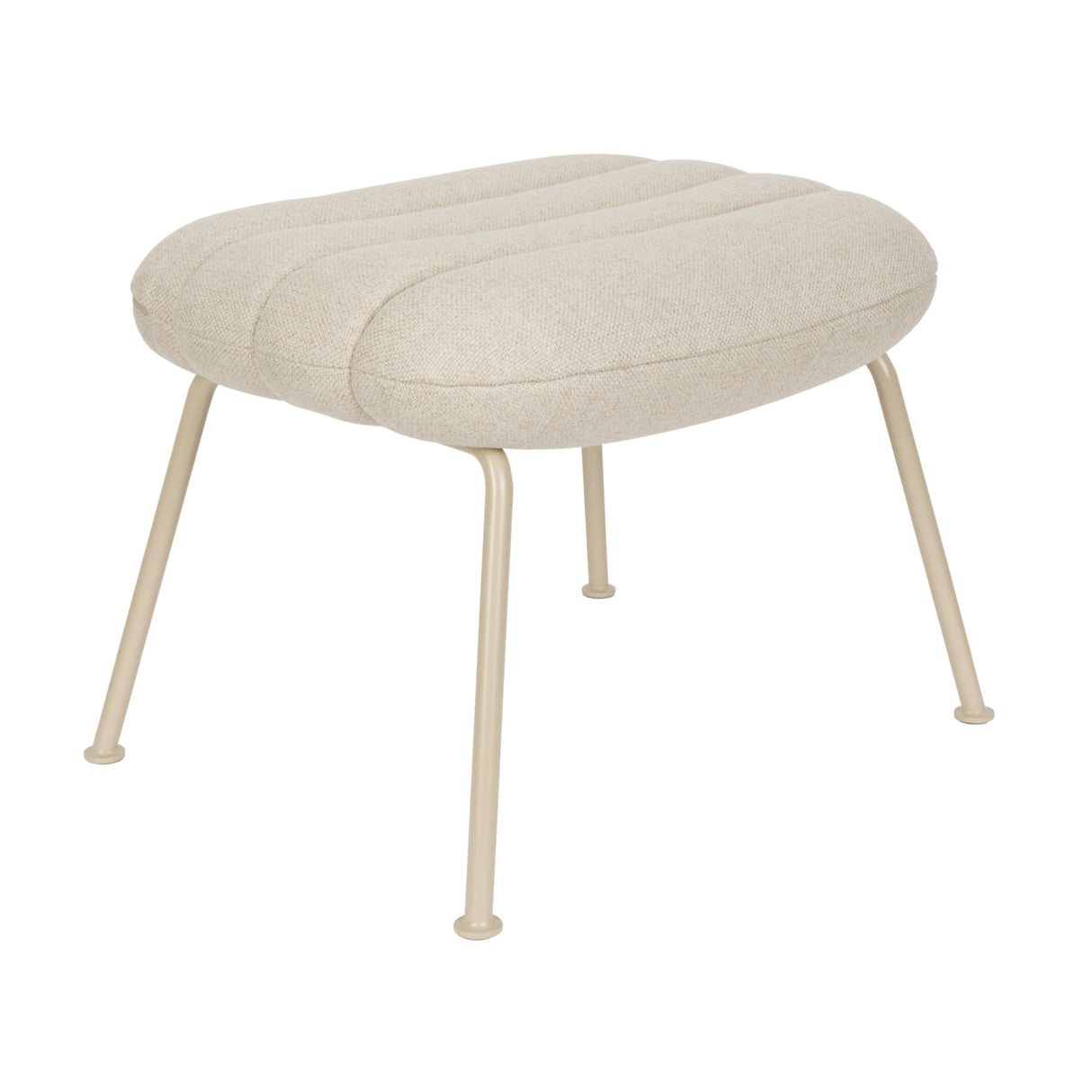 Channeled Upholstered Stool | Oroa.com