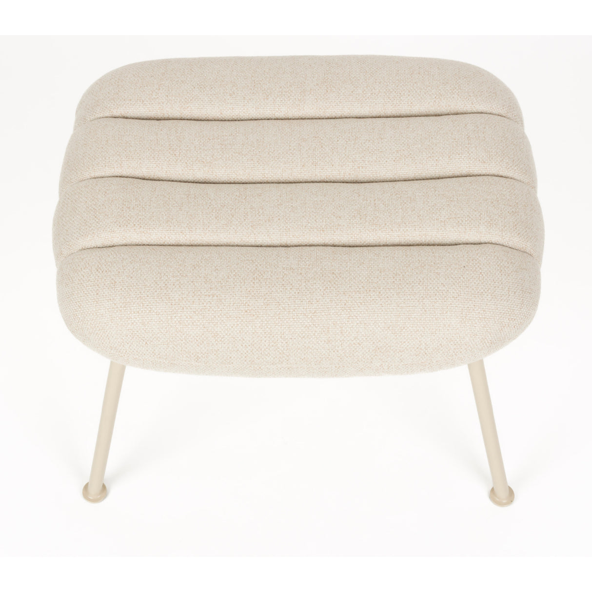 Channeled Upholstered Stool | Oroa.com