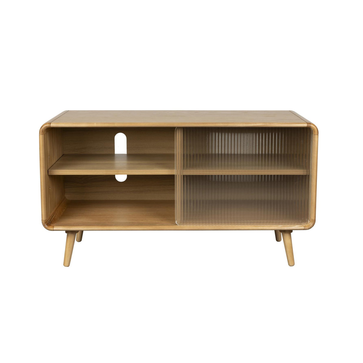 Oak Framed Glass Door Sideboard S | Oroa.com