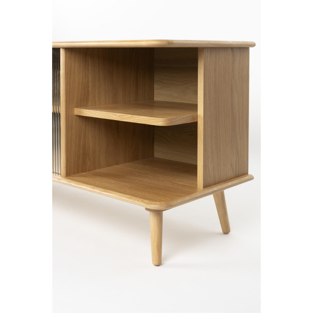 Oak Framed Glass Door Sideboard L | Oroa.com
