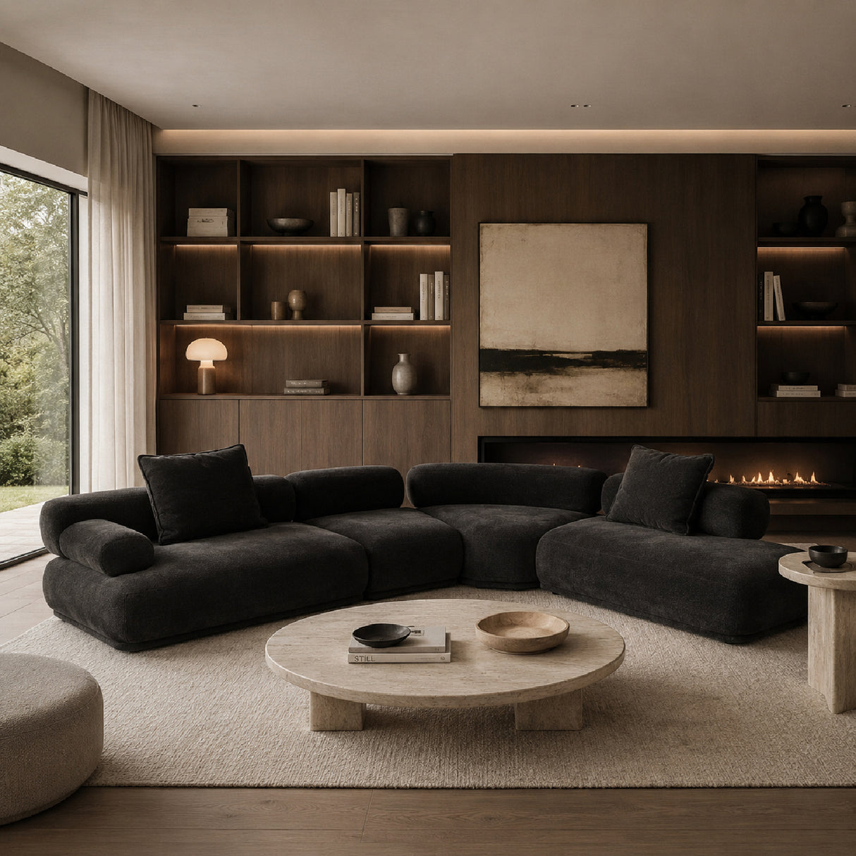 Modern European furniture - 7-Seater Left-Armed Sofa - www.oroa.com | Oroa.com