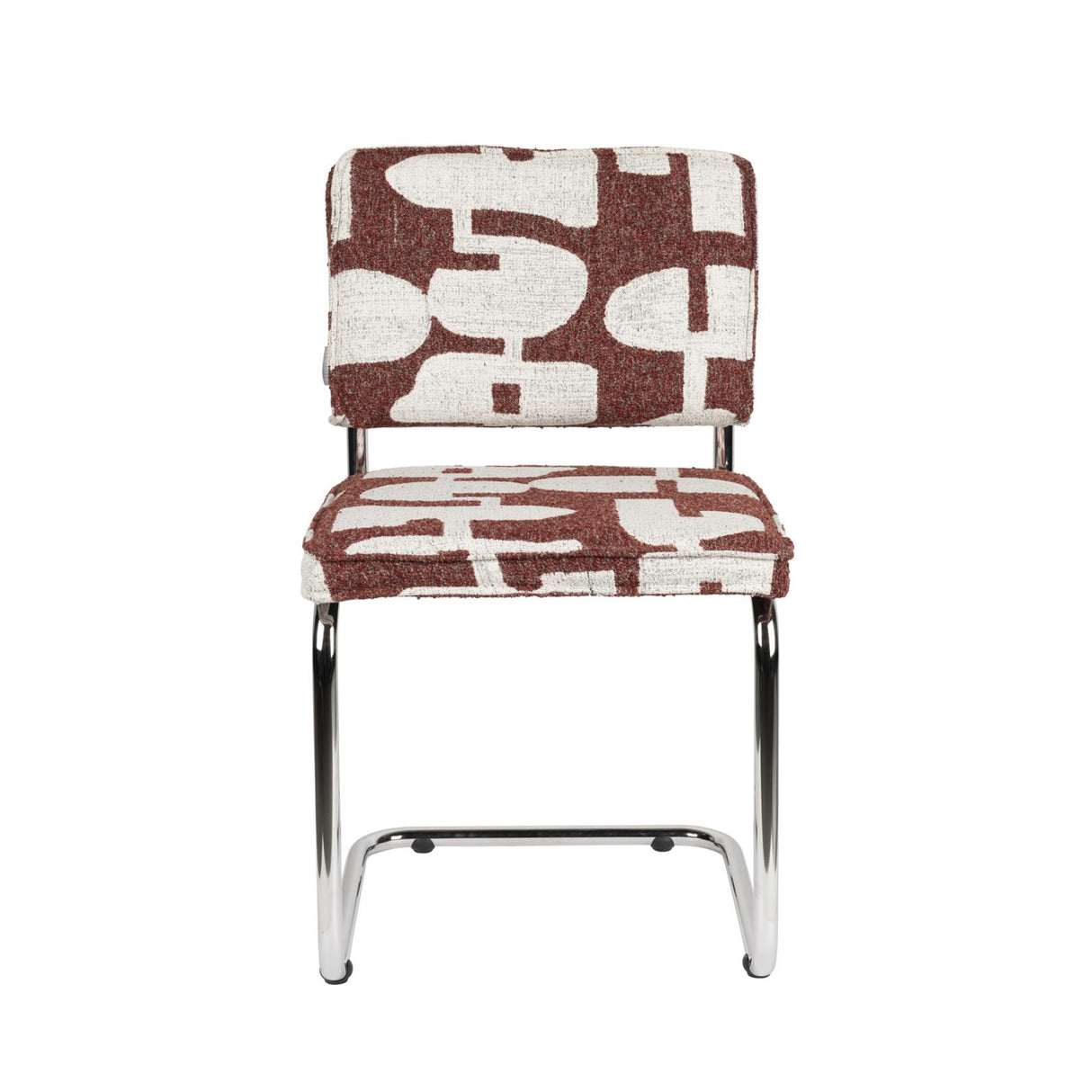 Modern European furniture - Retro Patterned Cantilevered Dining Chairs (2) - www.oroa.com | Oroa.com