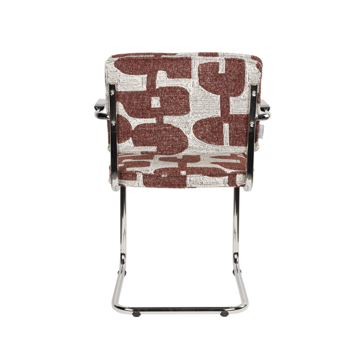 Modern furniture - Retro Patterned Cantilevered Dining Armchairs (2) - www.oroa.com | Oroa.com