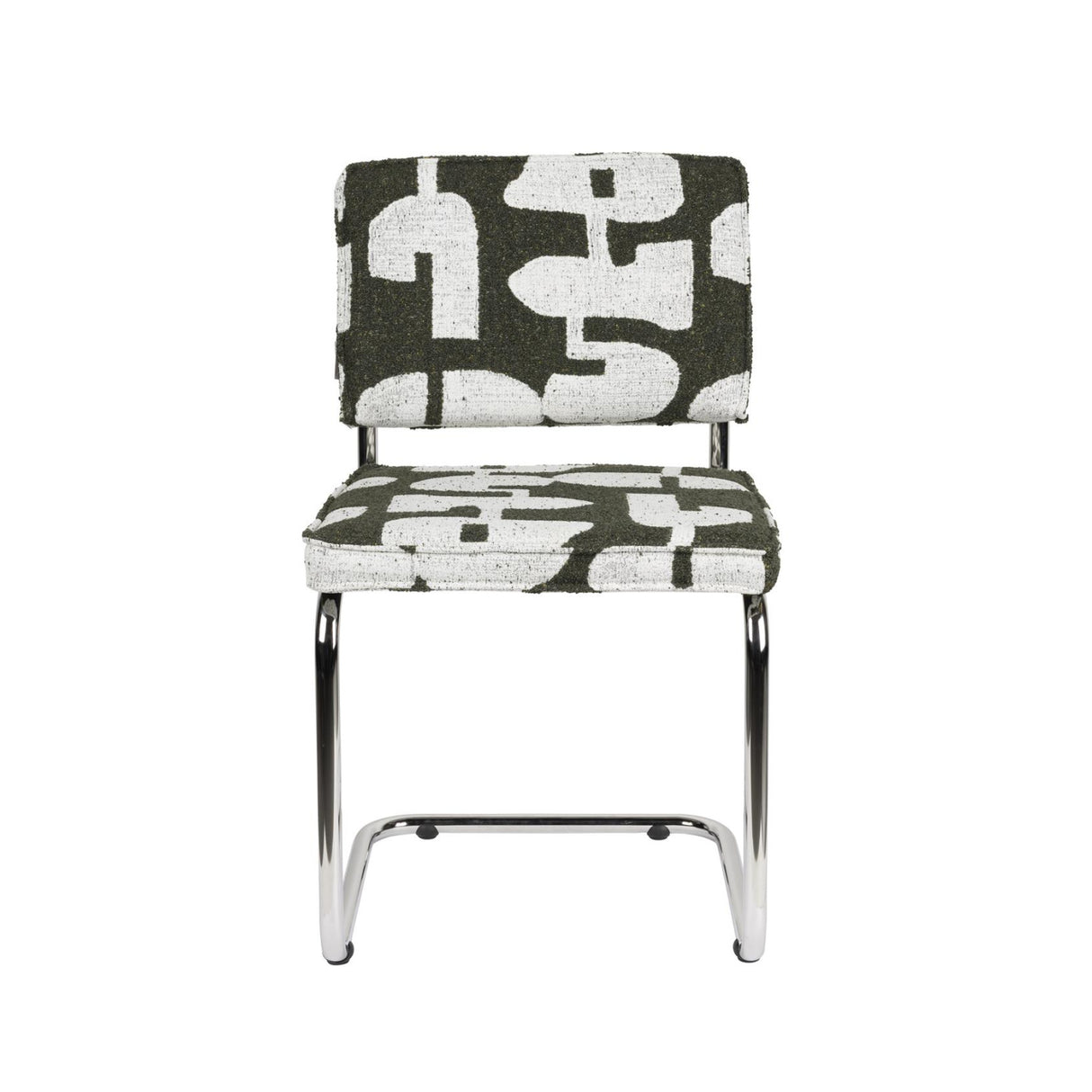 Modern European furniture - Retro Patterned Cantilevered Dining Chairs (2) - www.oroa.com | Oroa.com