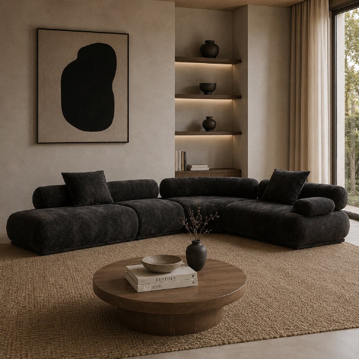 Modern European furniture - 7-Seater Right-Armed Sofa - www.oroa.com | Oroa.com