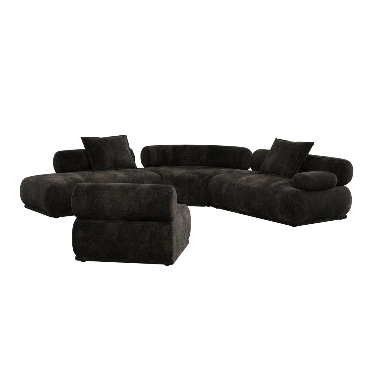Modern European furniture - 7-Seater Right-Armed Sofa - www.oroa.com | Oroa.com