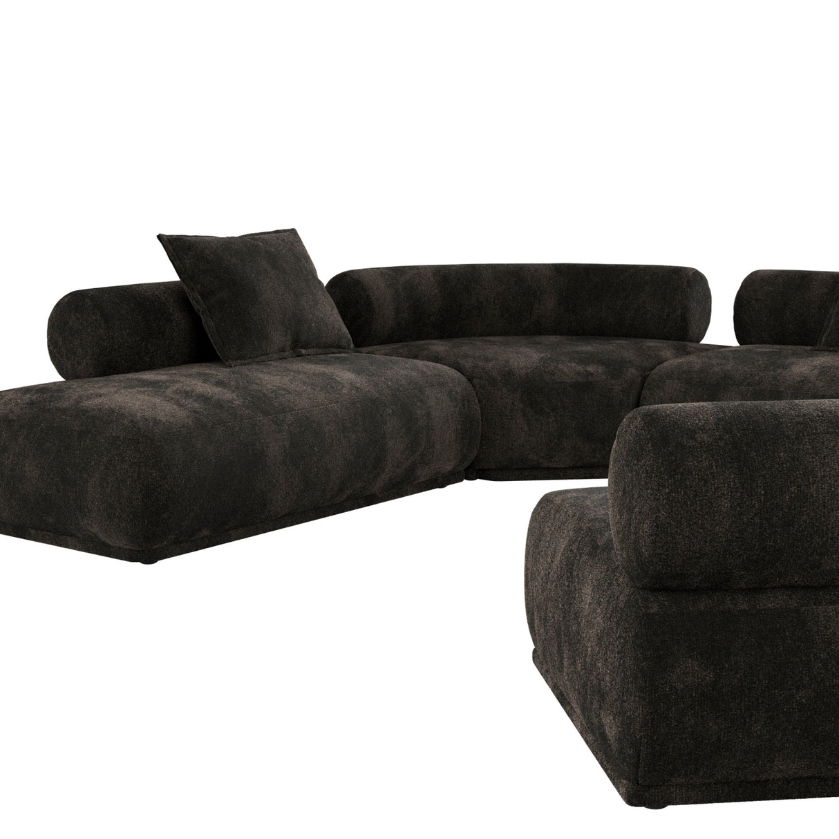 Modern European furniture - 7-Seater Right-Armed Sofa - www.oroa.com | Oroa.com