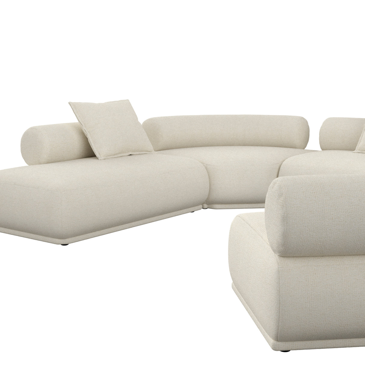 Modern European furniture - 7-Seater Right-Armed Sofa - www.oroa.com | Oroa.com