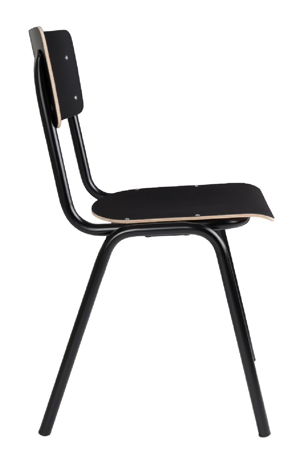 Steel-Framed Stackable Chairs (4) | Zuiver Back To School | Oroa.com
