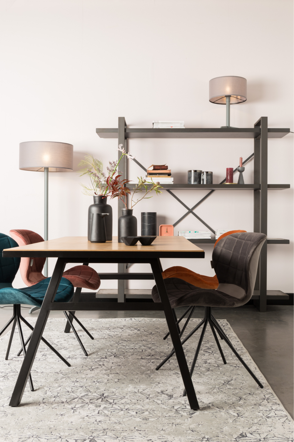 Quilted Velvet Dining Chairs (2) | Zuiver Omg | OROA.com