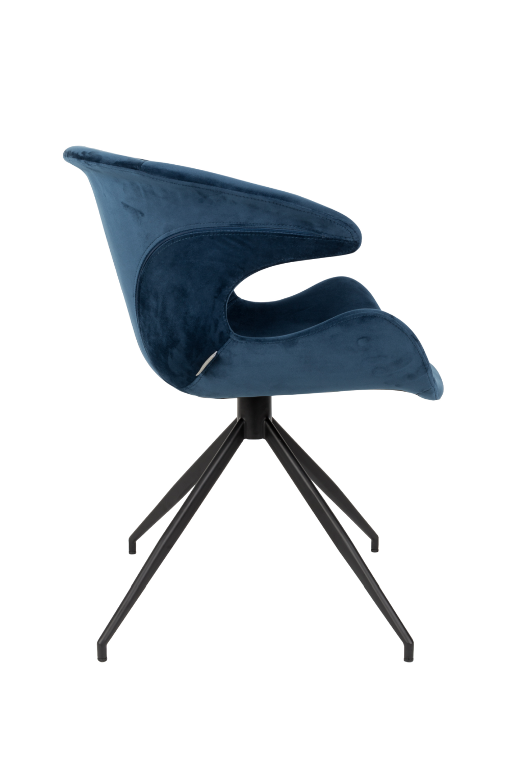 Bucket Seat Velvet Dining Armchairs (2) | Zuiver Mia | Oroa.com