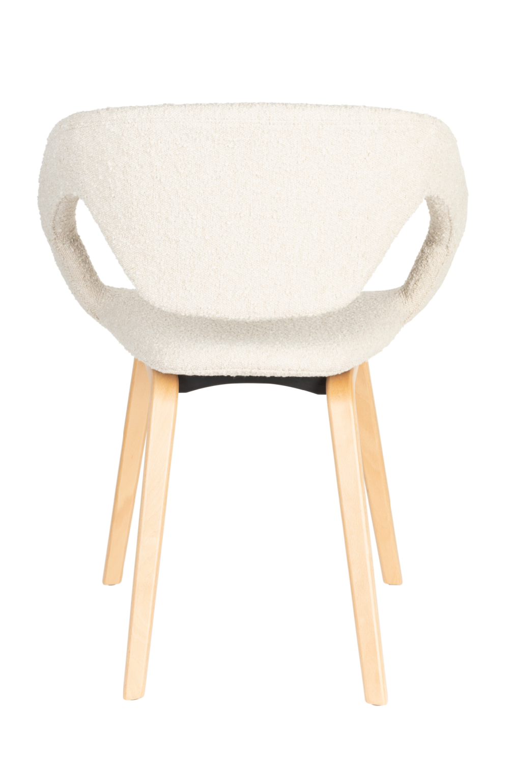 Bouclé Dining Armchairs (2) | Zuiver Flexback | OROA.com