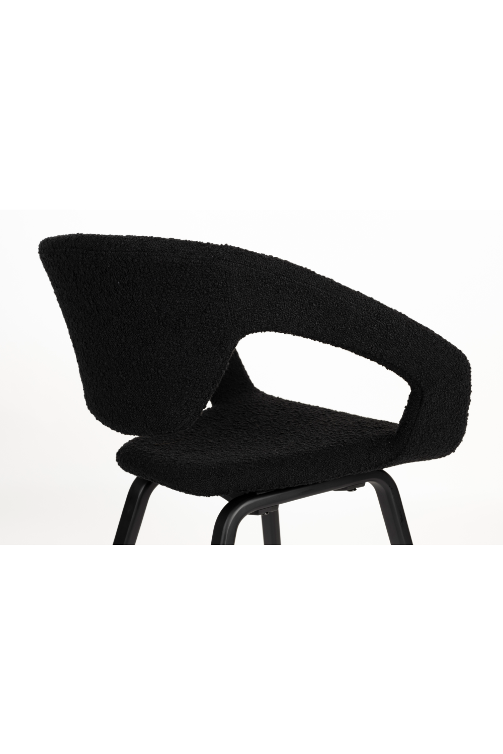 Bouclé Dining Armchairs (2) | Zuiver Flexback | OROA.com