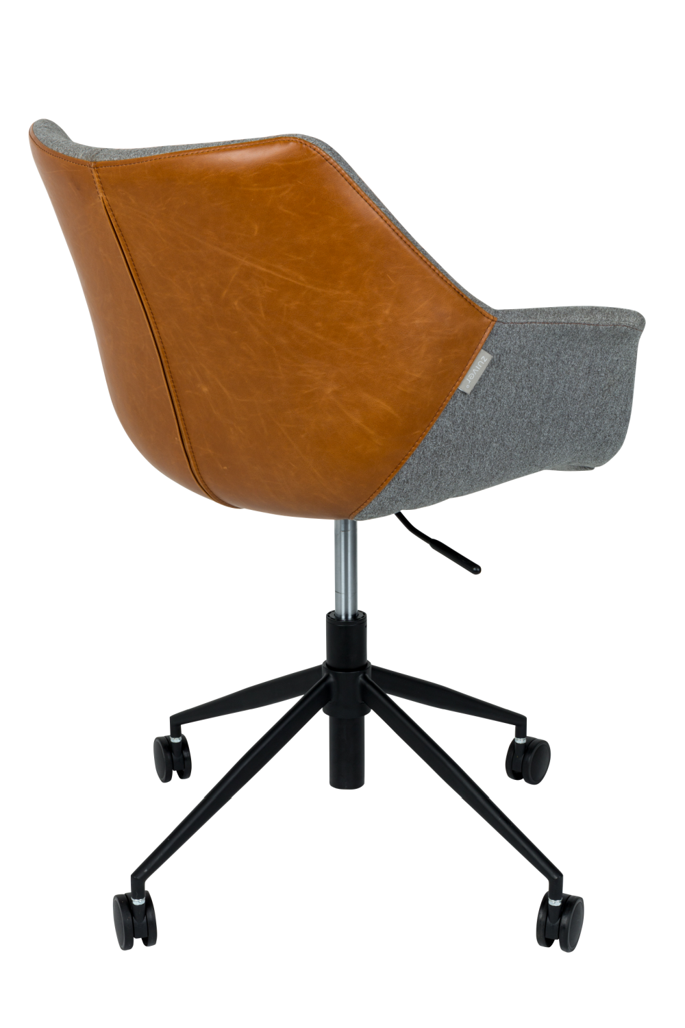 Vintage Brown Leather Office Chair | Zuiver Doulton | OROA.com