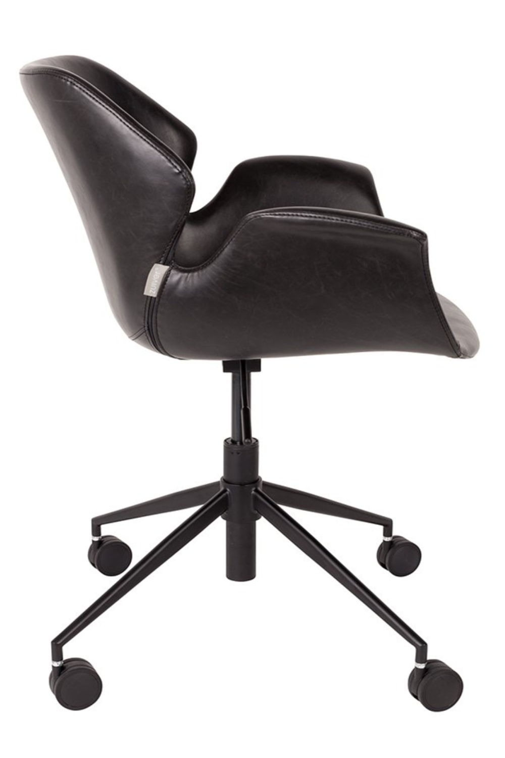 Leather Swivel Office Chair | Zuiver Nikki | Oroa.com