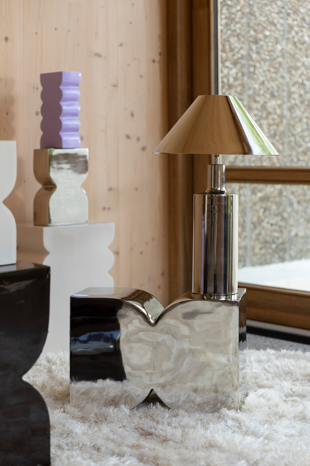 Hourglass Modern Stool | Zuiver Cones | OROA.com