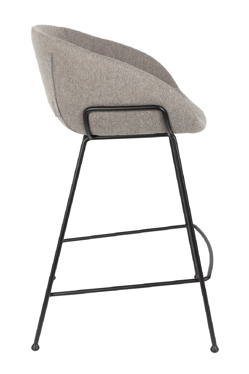 Gray Upholstered Counter Stools (2) | Zuiver Feston | OROA.com