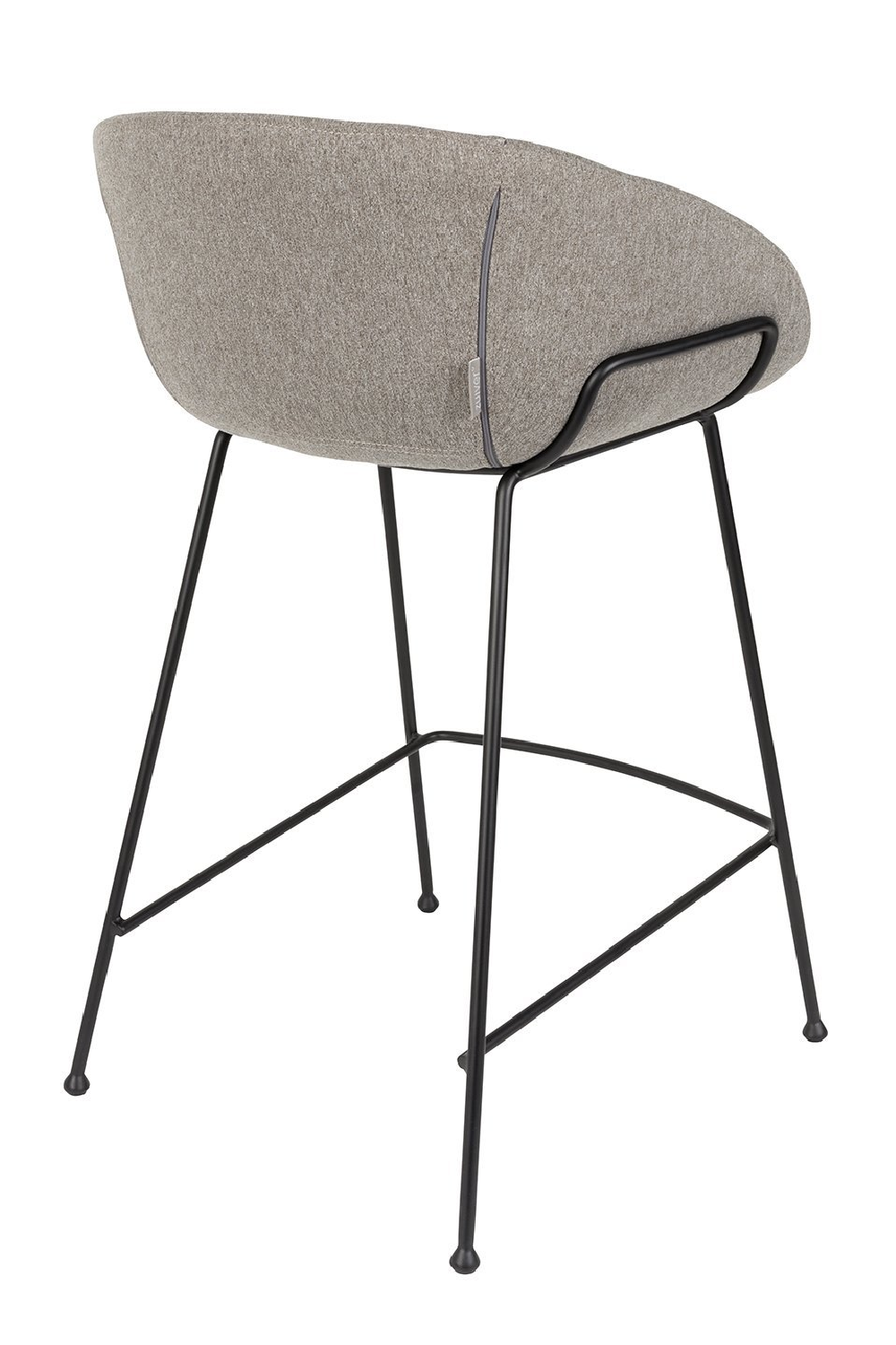 Gray Upholstered Counter Stools (2) | Zuiver Feston | OROA.com