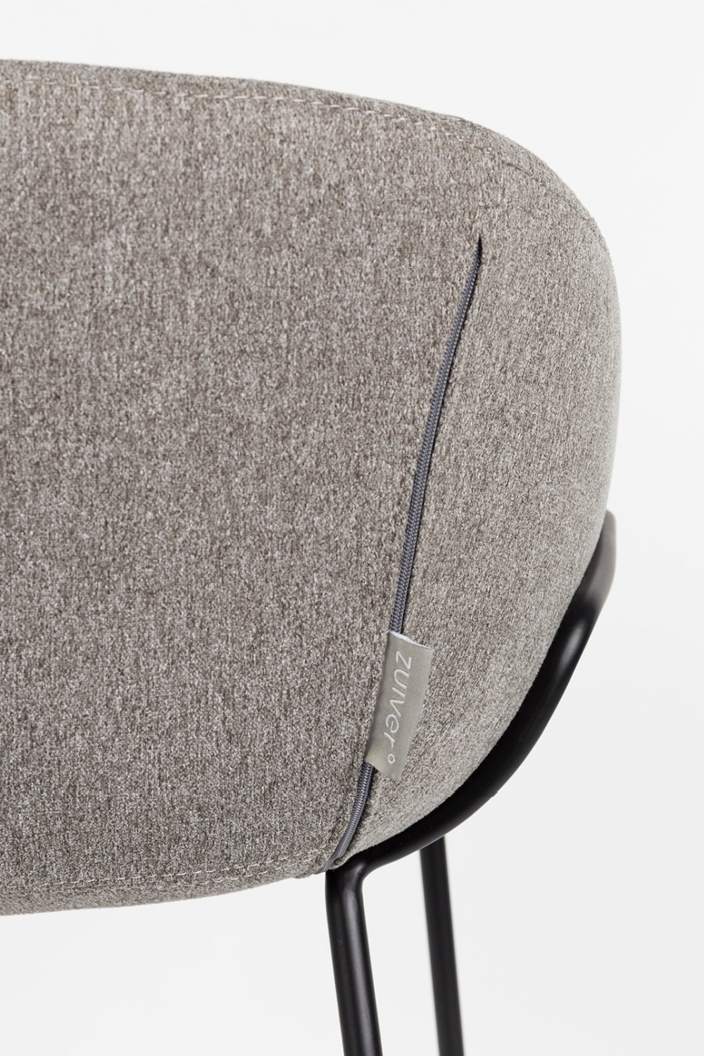 Gray Upholstered Counter Stools (2) | Zuiver Feston | OROA.com