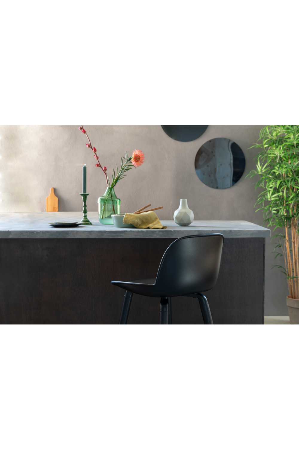 Contemporary Molded Barstools (2) | Zuiver Albert | OROA.com