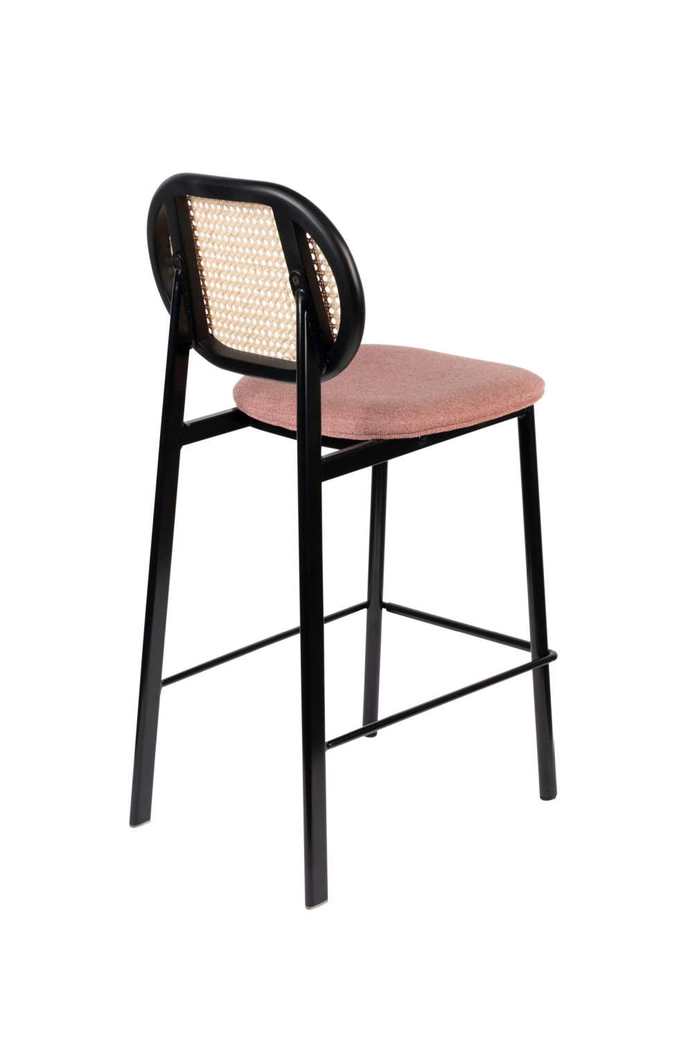 Rattan Backrest Counter Stool | Zuiver Spike | OROA.com