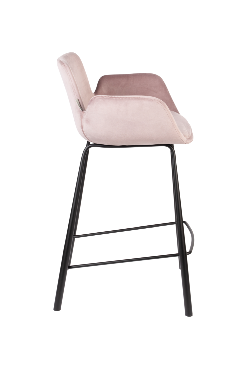 Velvet Upholstered Counter Stools (2) | Zuiver Brit | OROA.com