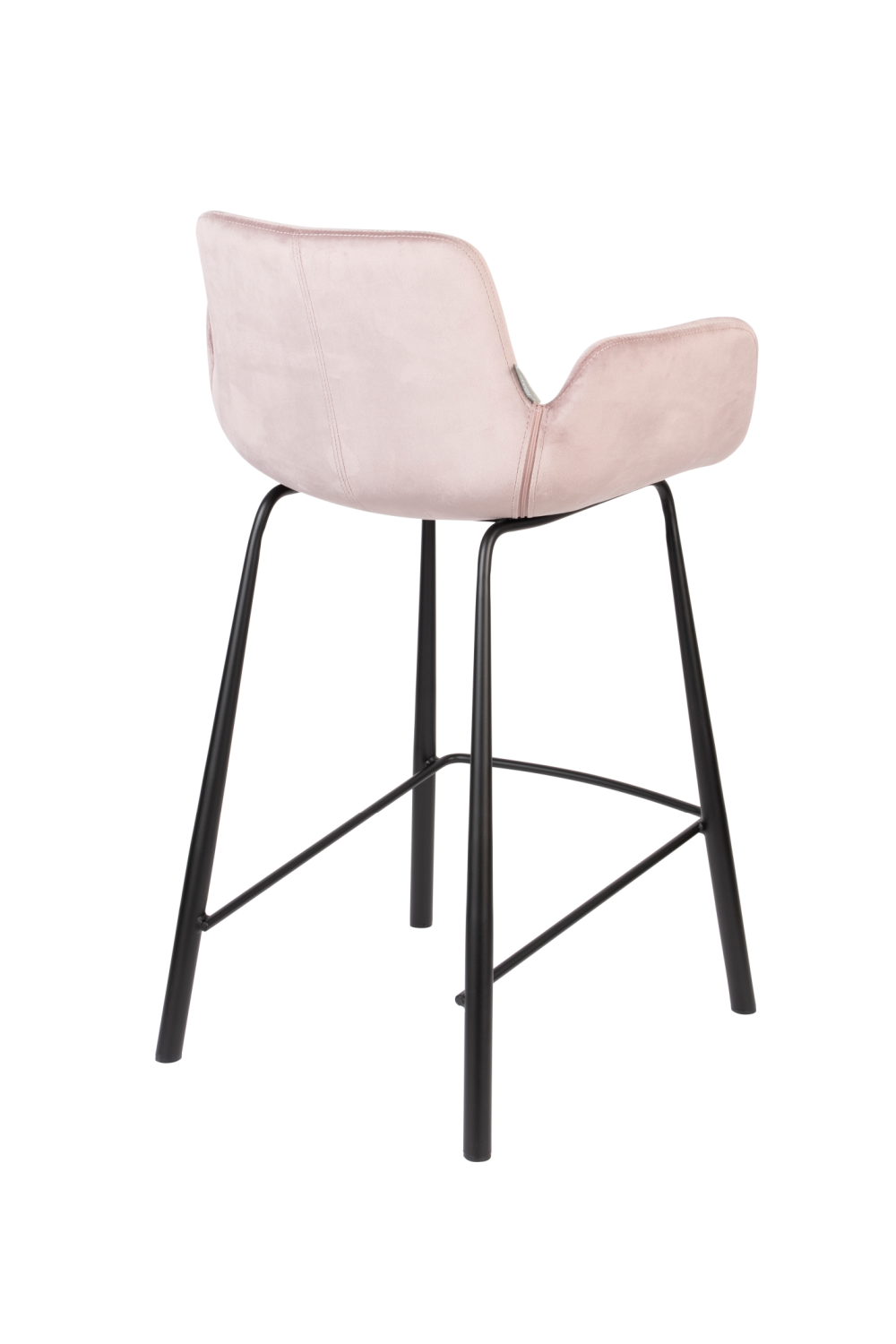 Velvet Upholstered Counter Stools (2) | Zuiver Brit | OROA.com