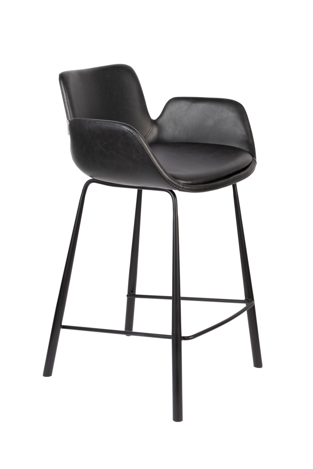 Leather Upholstered Counter Stools (2) | Zuiver Brit | OROA.com