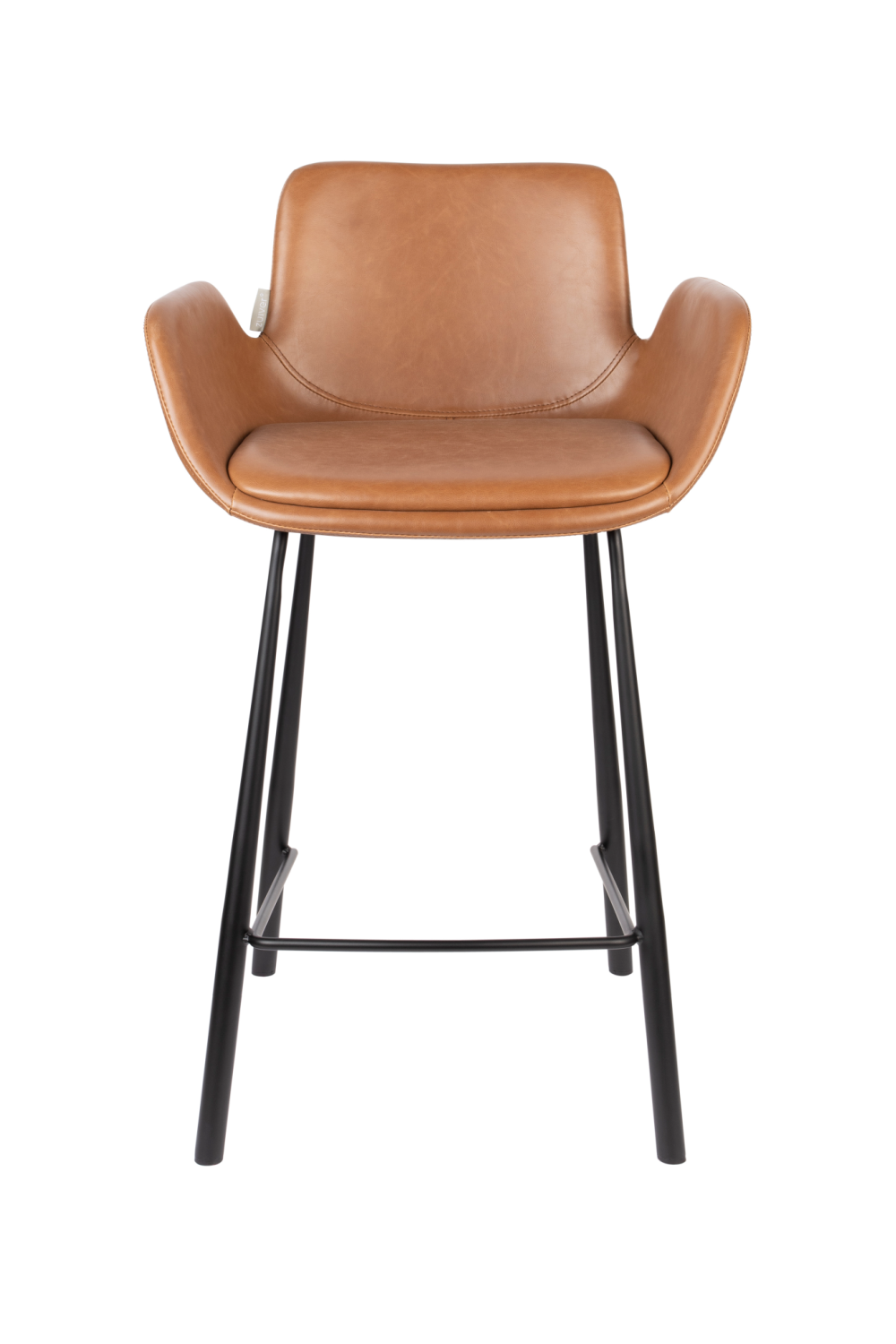 Leather Upholstered Counter Stools (2) | Zuiver Brit | OROA.com