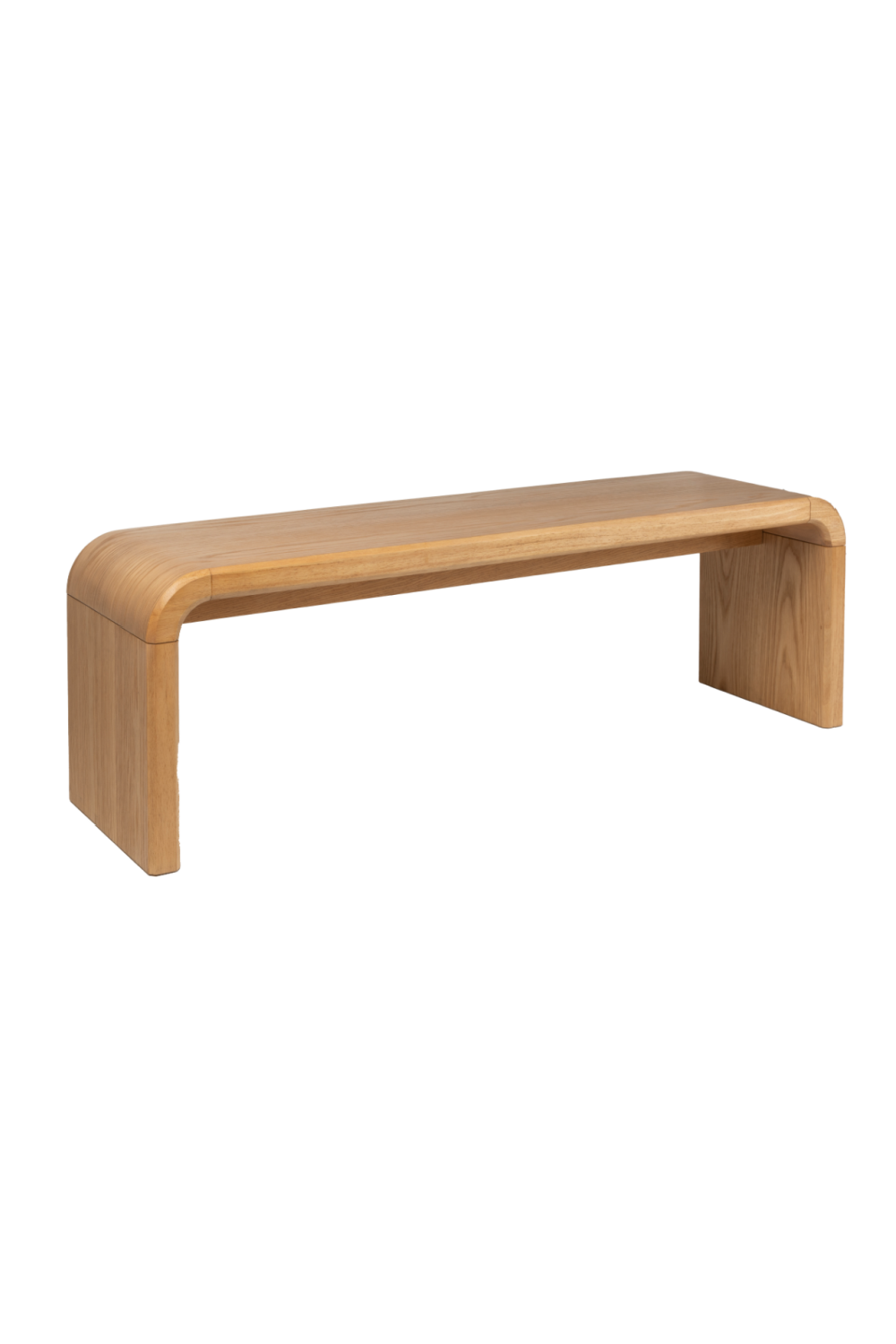 Oak Curved Bench | Zuiver Brave | OROA.com