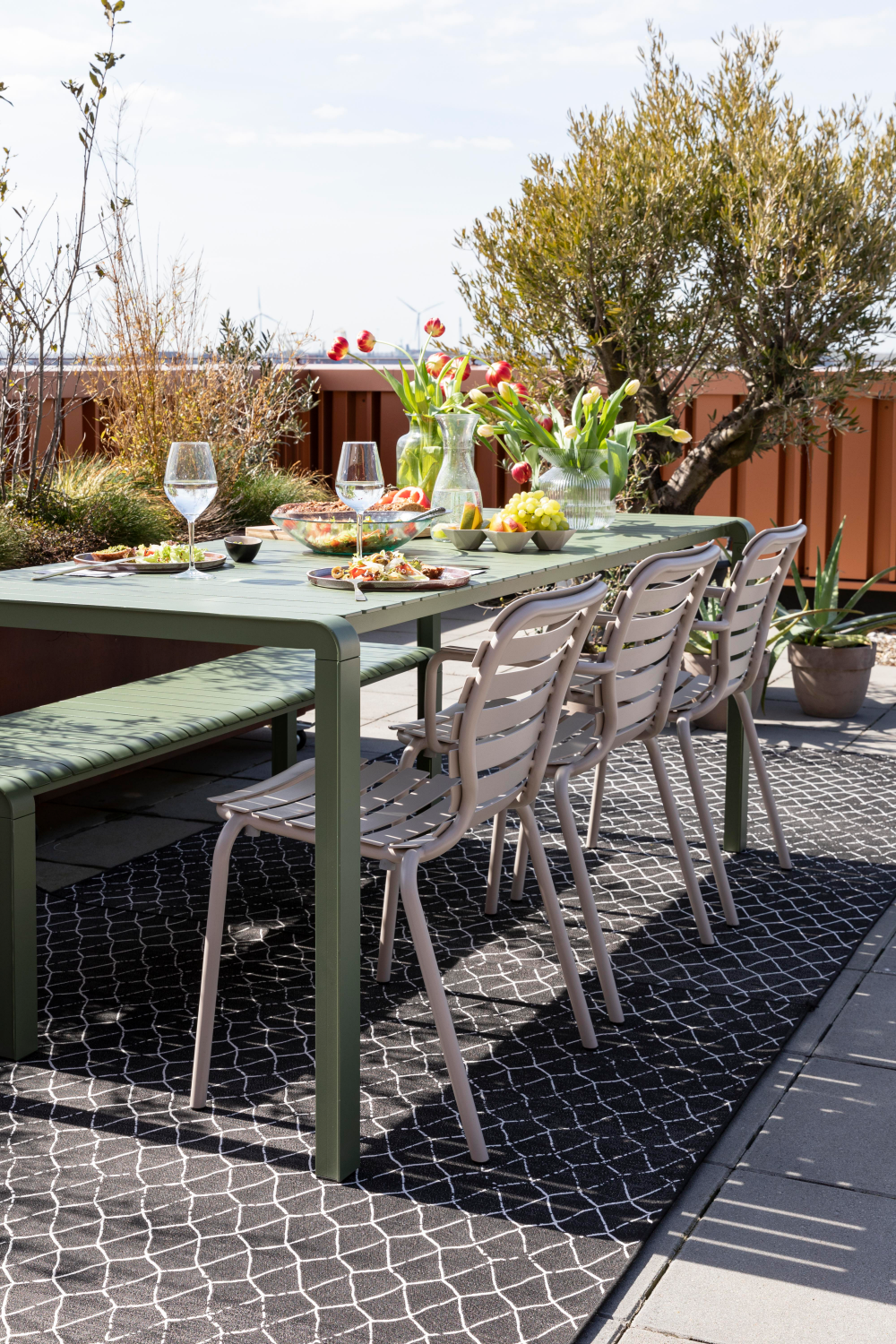 Slatted Metal Garden Armchairs (2) | Zuiver Vondel | Oroatrade.com