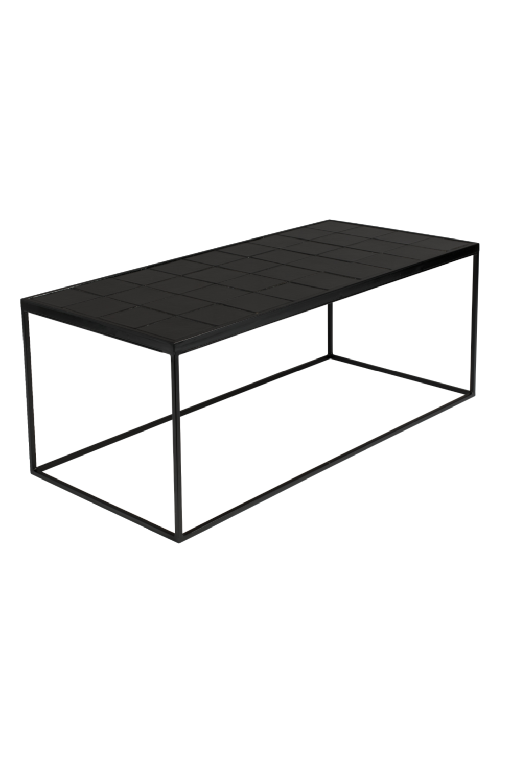 Black Tile Top Coffee Table | Zuivere Glazed | OROA.com