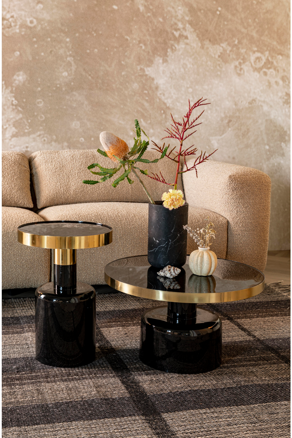 Round Enameled Coffee Table | Zuiver Glam | Oroatrade