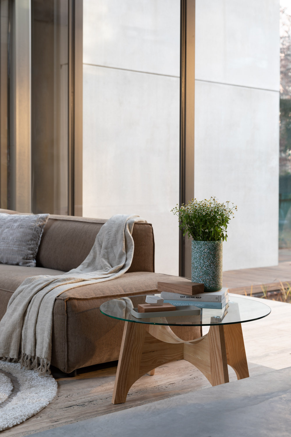 Ash Wood Modern Coffee Table | Zuiver Kobe | OROA.com