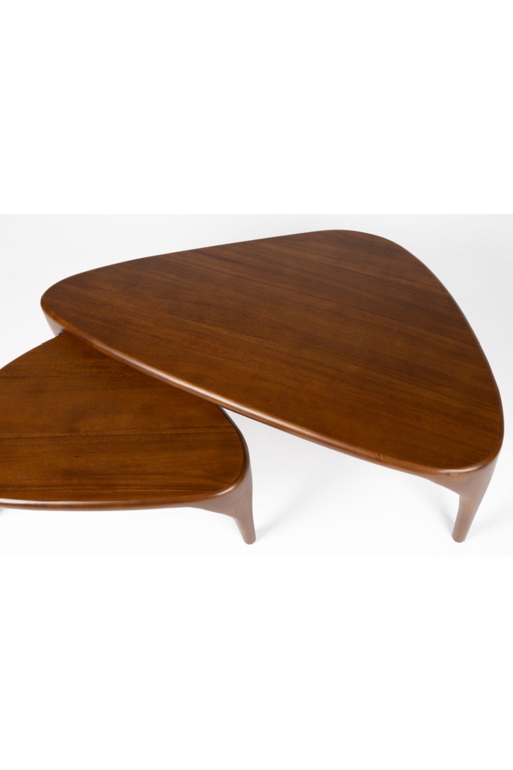 Solid Wood Nested Coffee Tables (2) | Zuiver Isla | OROA.com