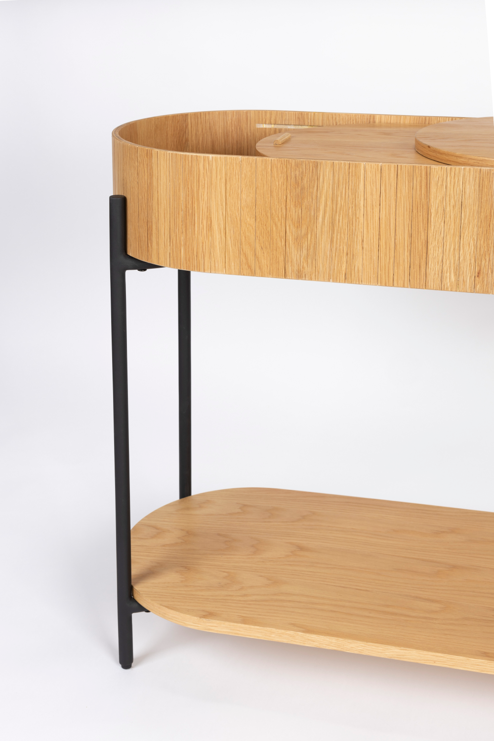 Oblong Oak Console Table | Zuiver Slides | OROA.com