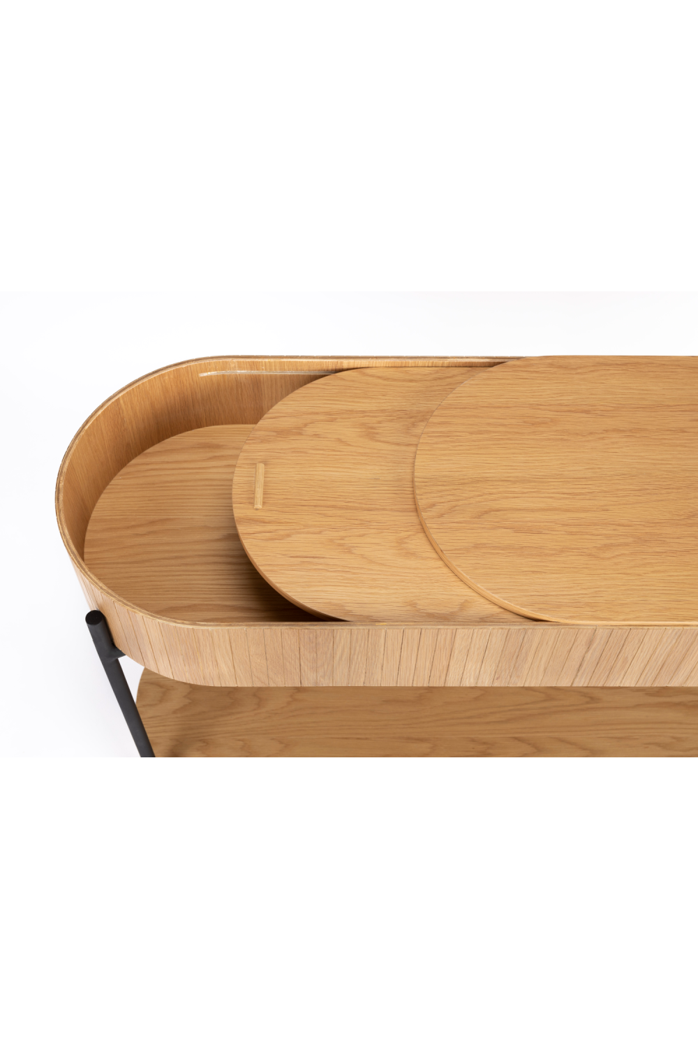 Oblong Oak Console Table | Zuiver Slides | OROA.com