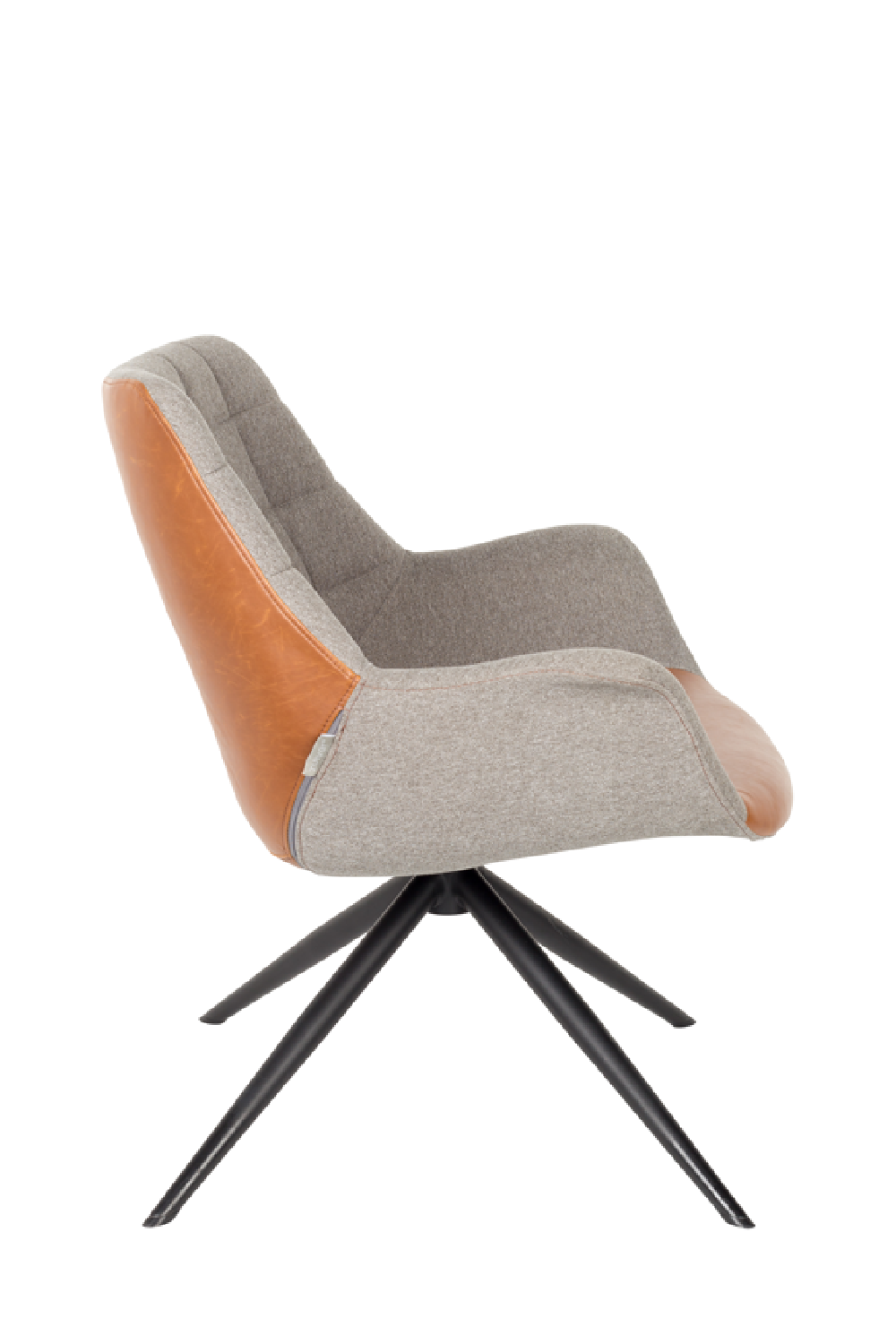 Brown Upholstered Accent Chair | Zuiver Doulton | OROA.com